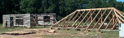 Log Home and Timber Frame Roof Truss